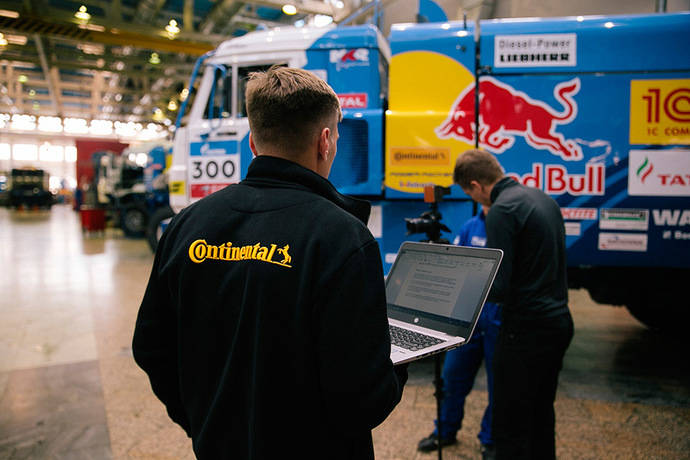 Continental y Kamaz Master amplían su cooperación con la instalación de ContiPressureCheck