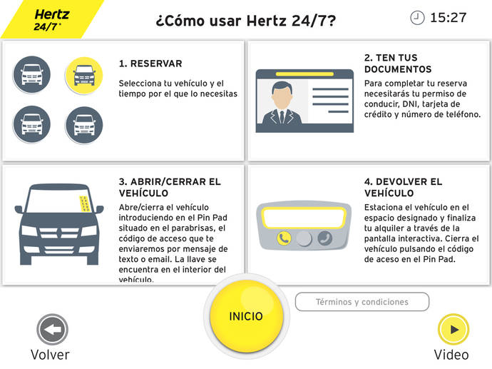 Hertz facilita el alquiler de furgonetas en grandes almacenes