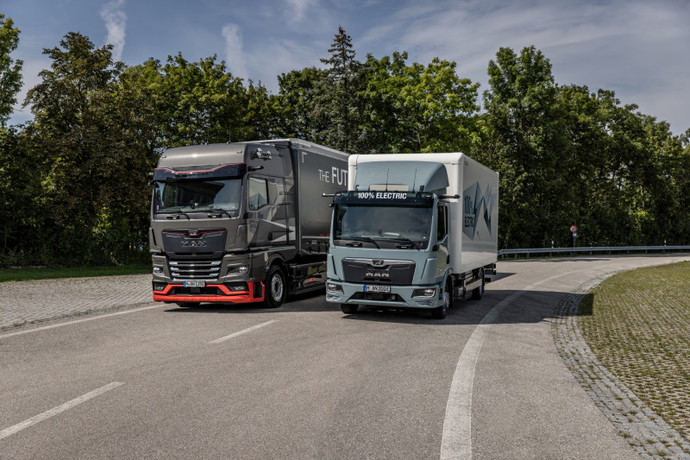 MAN presenta el nuevo camión eléctrico eTGL en la IAA 2024