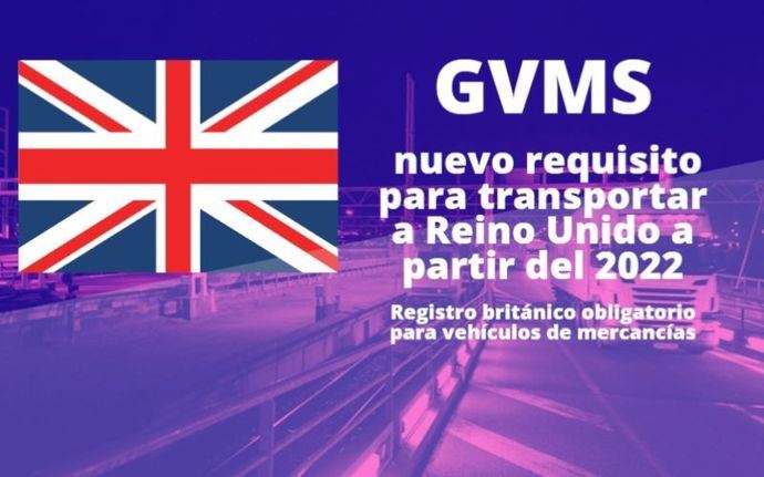 GVMS: nuevo requisito para transportar a Reino Unido a partir del 2022