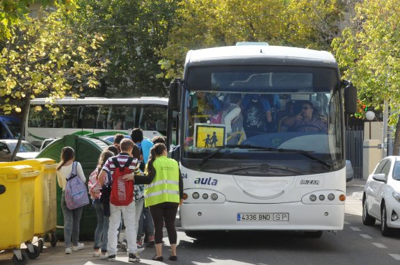 Un autocar castellanoyleonés.