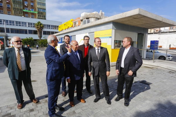 Nueva terminal de Guaguas en la plaza Manuel Becerra