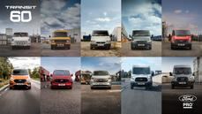 Números y datos clave de los 60 años de historia de la Ford Transit