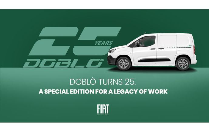 El nuevo Doblò 25th Anniversary de Ford también es 100% eléctrico