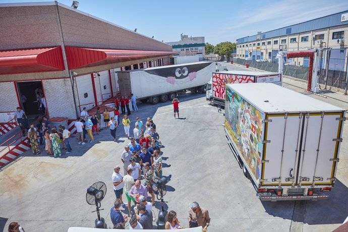 La concentración de vehículos de Truck Art Project.