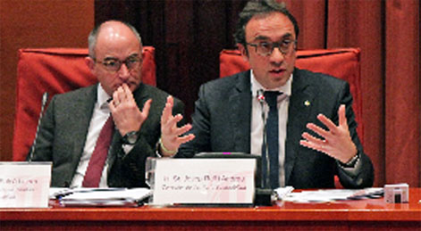 Josep Rull durante su intervención.