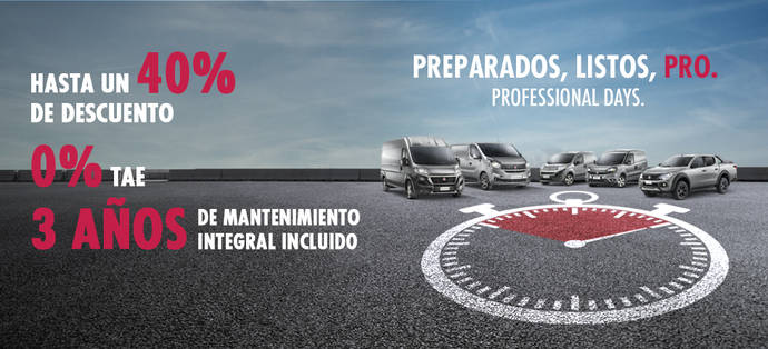 Vuelven los Professional Days de Fiat, con grandes condiciones