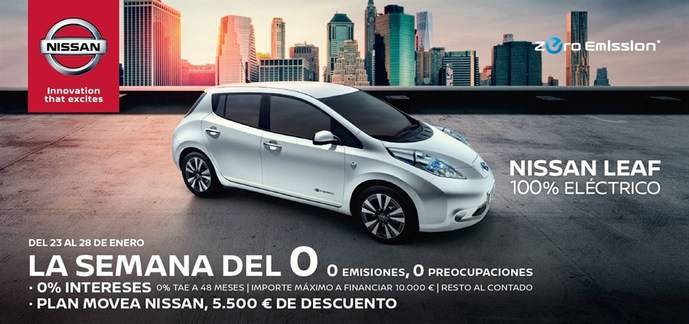 Nissan se adelanta al MOVEA y lanza la Campaña “La Semana del Cero”