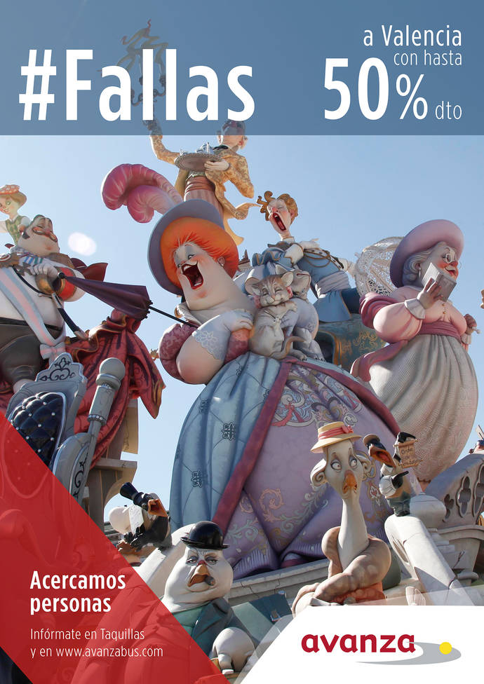 Avanza se suma a la festividad de Fallas con descuentos de hasta el 50%