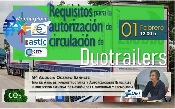 Astic, CETM y ACE repasarán los requisitos para los duotrailers