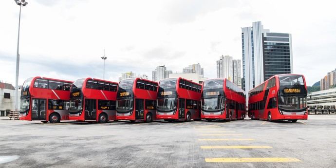 ADL construye diez buses eléctricos para el transporte en Hong Kong