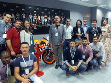 Visita de los alumnos del máster durante su visita al CTR de Repsol en Móstoles.