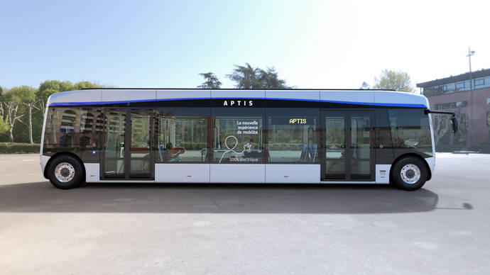 Alstom presenta un nuevo diseño para Aptis, su autobús 100% eléctrico