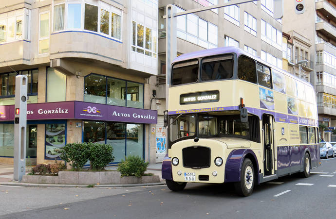 El Bristol Lodekka del año 1968 de Autos González.