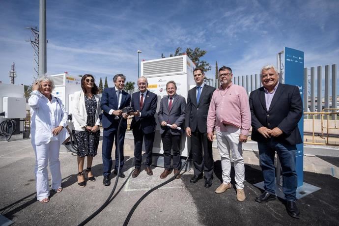 Málaga presenta su nuevo centro de carga de autobuses eléctricos