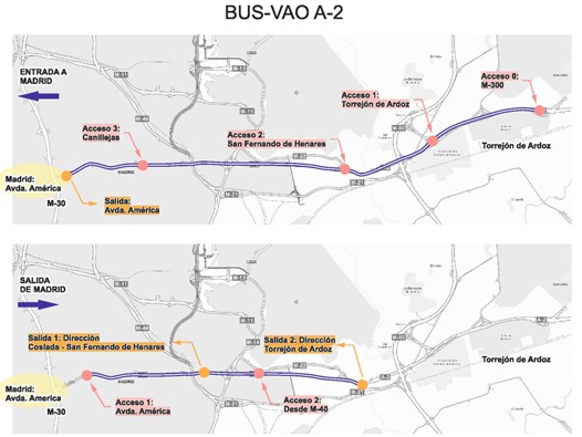 Autorizada la segunda Adenda al Convenio del carril BUS-VAO de la A-2