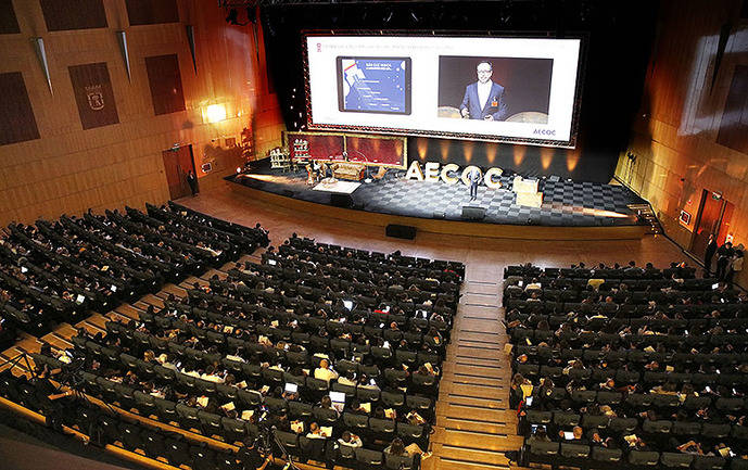 Imagen de una edición pasada de un Congreso de Aecoc.