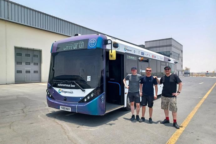 El Enviro200AV finaliza las pruebas del Dubai World Challenge