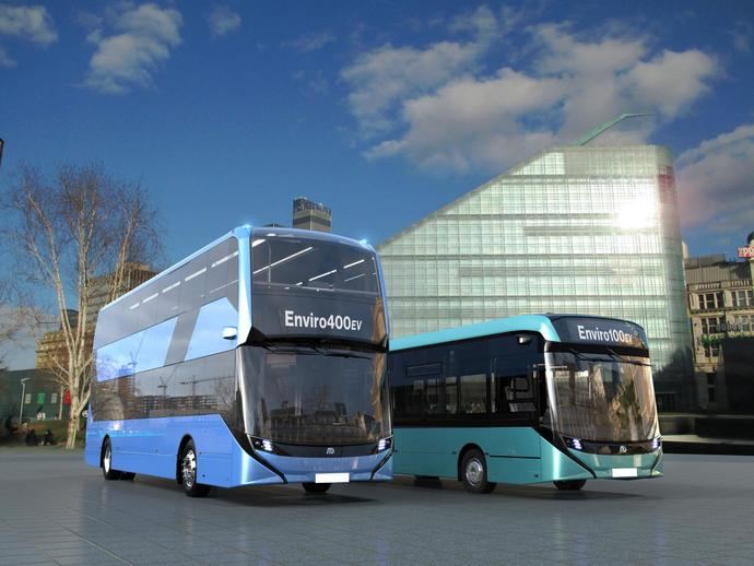 Enviro 400EV y 100EV: motriz eléctrica y sistema de batería preparado para el futuro