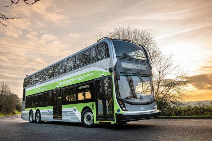 Alexander Dennis presenta su autobús de dos pisos 'Enviro500EV Charge'