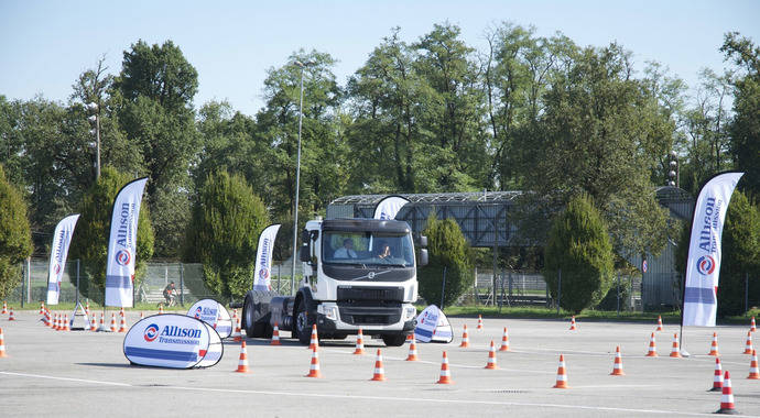 Stand de Allison en el circuito de Monza.