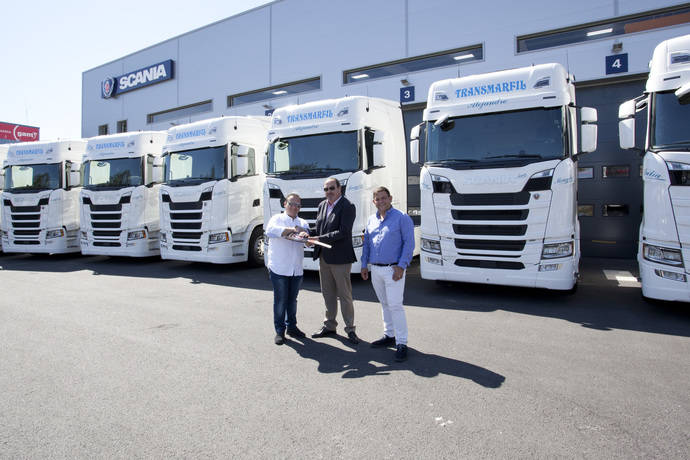 La empresa Antonio Marfil incorpora 20 camiones Scania S500 a su flota