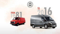 Imagen promocional de los 25 años del modelo Ducato