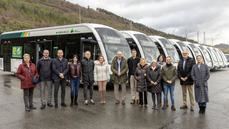 Pamplona presenta nueve autobuses eléctricos contra el cambio climático