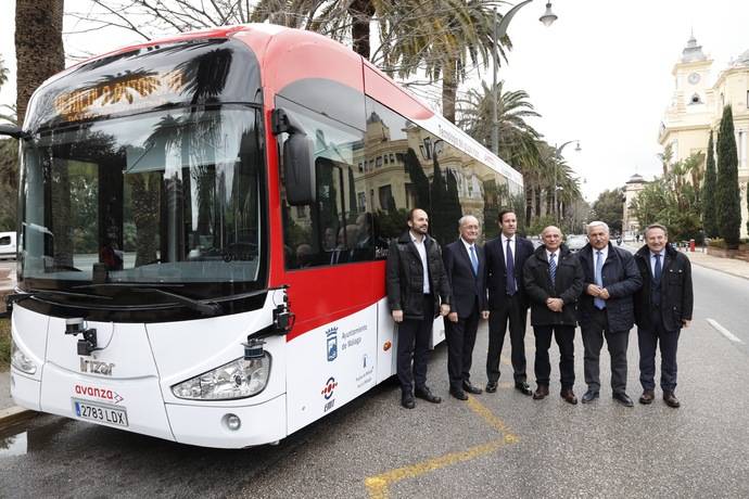 Se presenta el primer autobús autónomo del Grupo Irizar, en Málaga