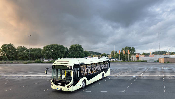 Volvo realiza pruebas con un autobús autónomo en la ciudad de Göteborg