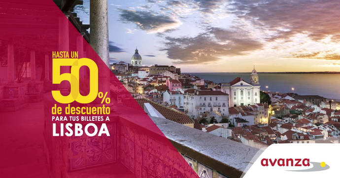 Avanza lanza promoción de hasta el 50%, para Lisboa