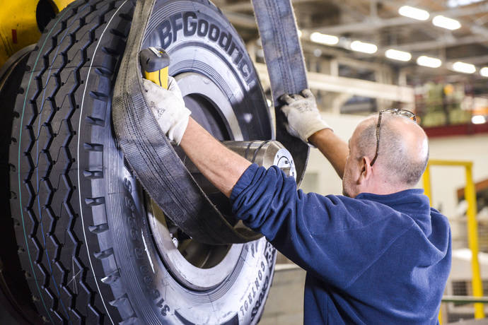 BFGoodrich en fábrica.