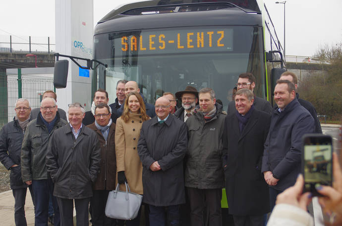 Sistema de autobuses eléctricos OppCharge en Luxemburgo