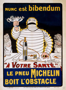 Primer cartel de Bibendum.