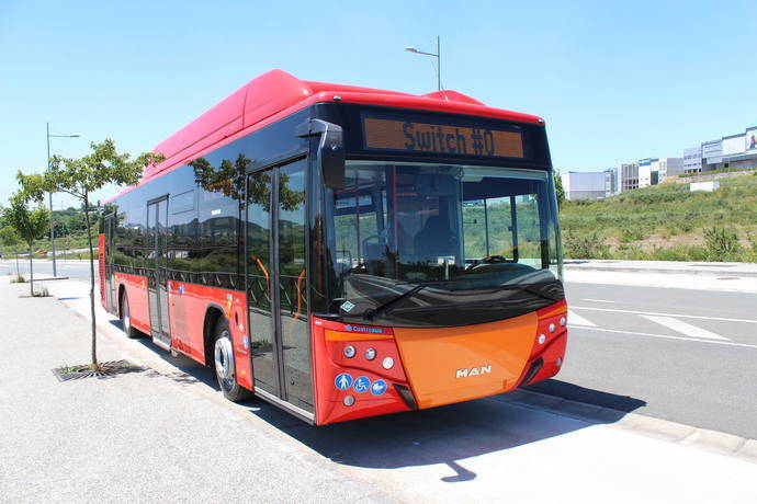 Uno de lo City Versus de Castrosua adquiridos por el Servicio de Transporte Urbano de Burgos.