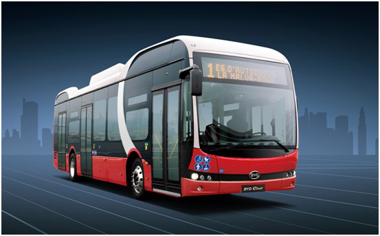 BYD entregará a España 15 buses eléctricos