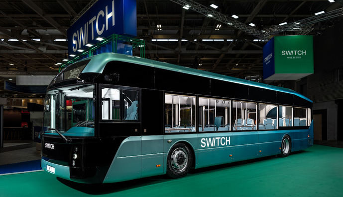 Switch Mobility presenta el nuevo autobús ‘Switch E1’ de 12 metros