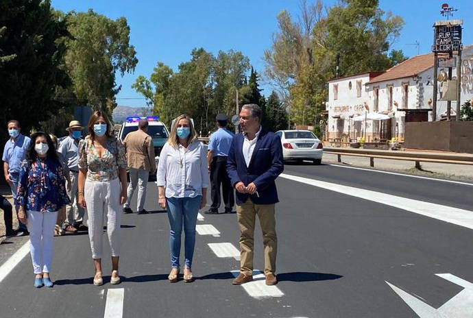 Andalucía finaliza con ocho meses de adelanto la obra de mejora de la carretera Ronda-Ardales