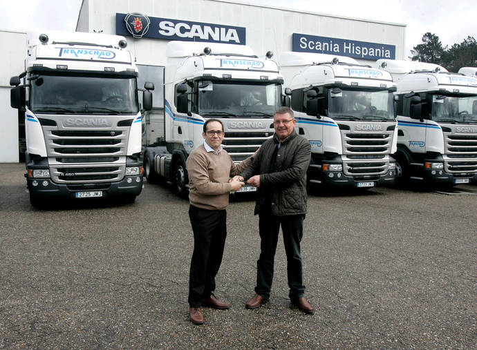 Transportes Chao de Curra incorpora 10 unidades Scania a su flota