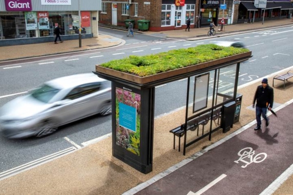 Leicester presenta marquesinas ecológicas para el cambio climático