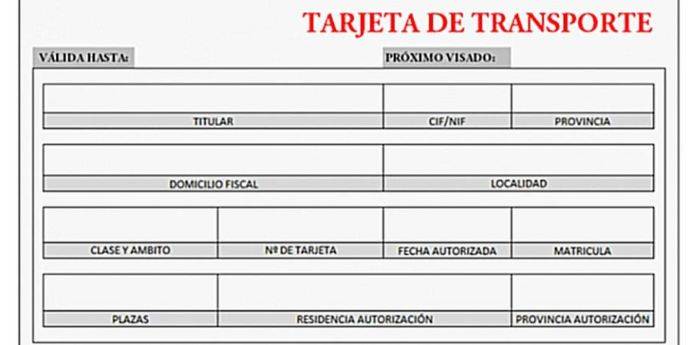 En 2021 deberán tramitar el visado de sus autorizaciones de transporte los que no lo hicieron en 2020