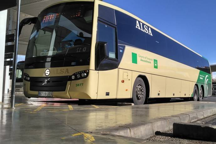 Autocar perteneciente al Consorcio de Almería.