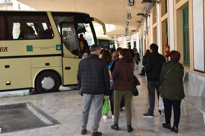 Número de viajeros del Consorcio de Jaén crece un 9,5% en el año 2019