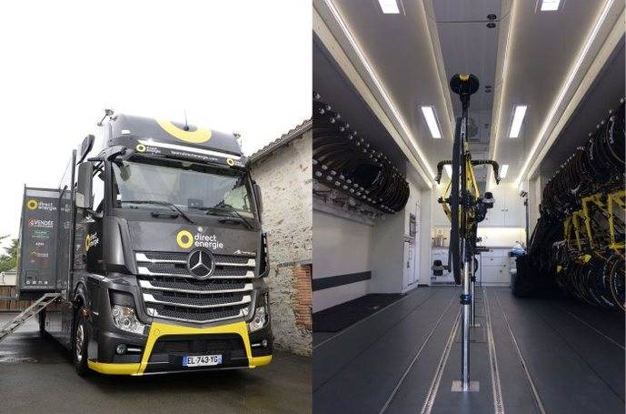 Actros 2551 y Team Direct Energie se alían en el Tour de Francia