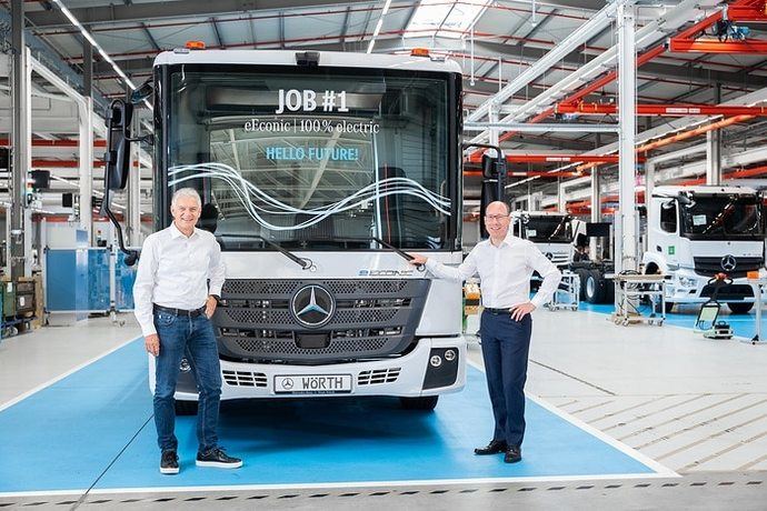 El Mercedes-Benz eEconic desde la planta de Wörth a partir de ahora