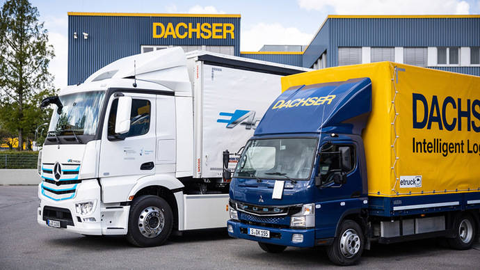 Dachser incorpora a su flota el vehículo eléctrico eActros de Mercedes-Benz