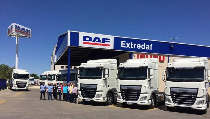 Codaitrans adquiere nueve cabezas tractoras DAF, XF 460  Euro VI.