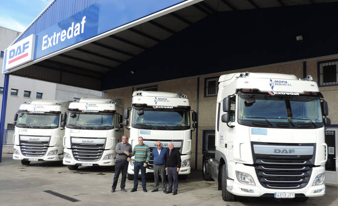 Ot. Mopa Badajoz compra siete DAF XF 460 Space Cab