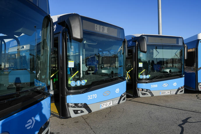 91 autobuses de Gas Natural Comprimido se incorporan a la EMT