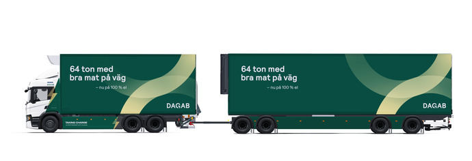 Dagab incorpora un camión eléctrico de 64 tn de Scania